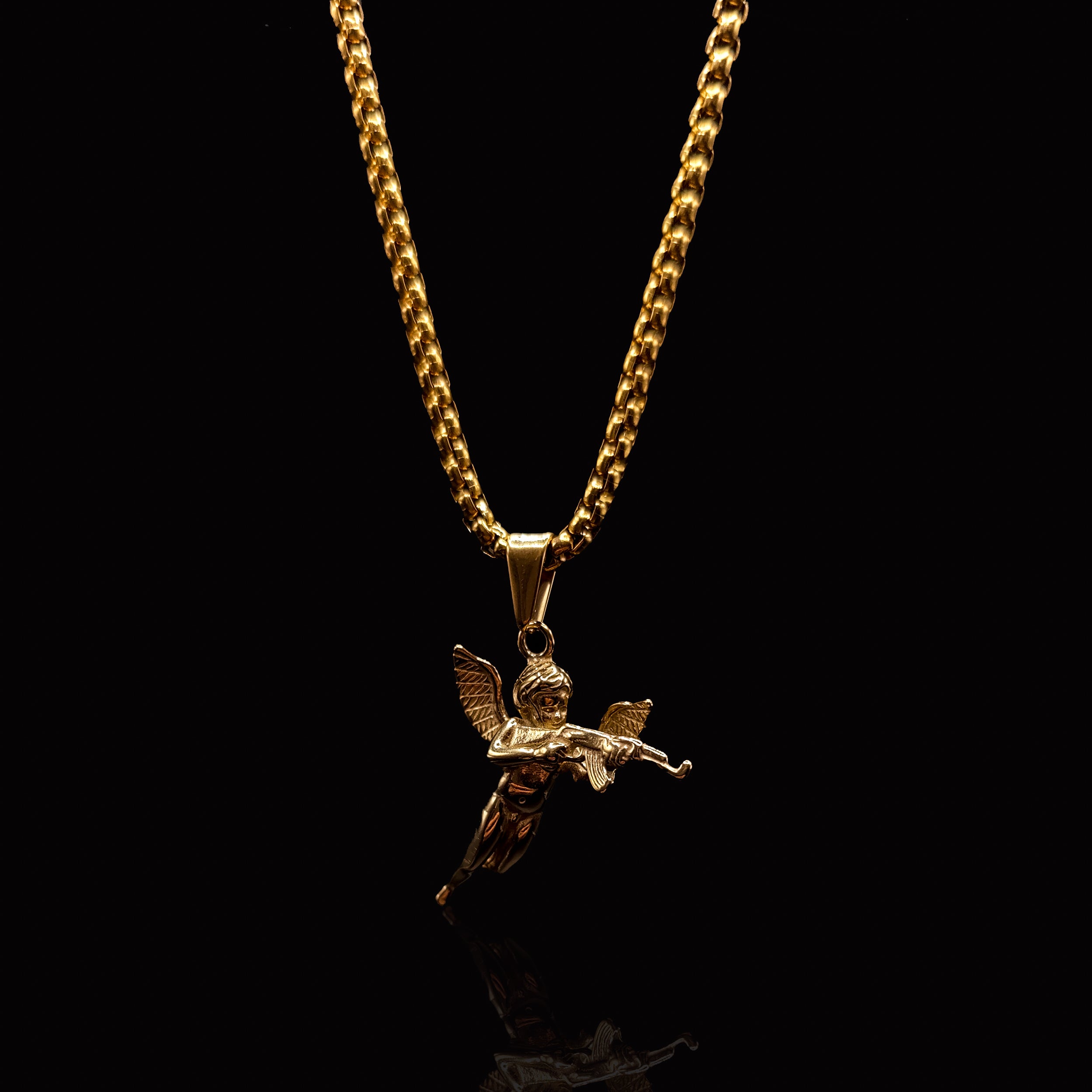 Gold Cherub Necklace 2024 | www.antarctic-circle.org